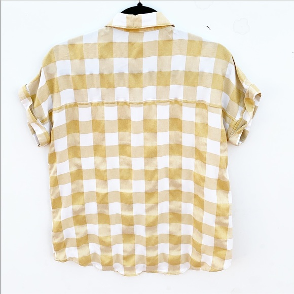 Polagram Gingham Check Button Down Shirt Checkered - Picture 3 of 3